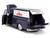 1957 Chevrolet Suburban Chevron Dark Blue with White Stripes and Chevron Gas Pump Just Trucks Series 1/24 Diecast Model Car Jada 35044