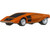 Lancia Stratos Zero Concept Car Orange Metallic Hammer Drop Series Diecast Model Car Hot Wheels HRV77