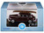 1946 DeSoto Suburban with Roof Rack and Canoe Royal Maroon 1/87 (HO) Scale Diecast Model Car Oxford Diecast 87DS46007