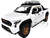 2024 Toyota Tacoma Trailhunter Edition Pickup Truck White Metallic 1/24 Diecast Model Car H08777-WH