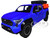 2024 Toyota Tacoma TRD Off-Road Edition Pickup Truck Blue Metallic Bed Camper 1/24 Diecast Model Car H08778-BL