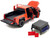 2024 Toyota Tacoma TRD Off-Road Edition Pickup Truck Octane Orange Bed Camper 1/24 Diecast Model Car