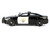 2023 Dodge Charger Pursuit Police Car California Highway Patrol Black White Law Enforcement and Public Service Series 1/24 Diecast Model Car Motormax 76807