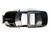 2023 Dodge Charger Pursuit Police Car California Highway Patrol Black White Law Enforcement and Public Service Series 1/24 Diecast Model Car Motormax 76807