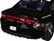 2023 Dodge Charger Pursuit Police Car California Highway Patrol Black White Law Enforcement and Public Service Series 1/24 Diecast Model Car Motormax 76807