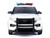 2022 Ford Police Interceptor Utility Plain White Builder s Kit with Flashing Light Bar and Front and Rear Lights and Sounds 1/24 Diecast Model Car Motormax 79541W