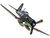 Vought Corsair Mk II Fighter Aircraft JT537 1836 Naval Air Squadron HMS Victorious Battle of Okinawa 1945 British Royal Navy Fleet Air Arm The Aviation Archive Series 1/72 Diecast Model Corgi AA33016