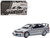 Mitsubishi Lancer Evolution IV RHD Right Hand Drive Steel Silver Metallic 1/64 Diecast Model Car Pop Race PR640140