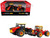 Versatile 620 Tractor Black Red Yellow Top Versatile 145 Tractor Red Yellow Cabin Set 2 Tractors Prestige Collection 1/64 Diecast Models ERTL TOMY 16470