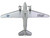 Douglas C-47 Skytrain Transport Aircraft United States of America United States Air Force 1/144 Diecast Model Airplane Postage Stamp PS5558-6