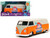 1961 Volkswagen Bus Stitch s Surf Shack Orange and Gray Disney s Stitch Hollywood Rides Series 1/32 Diecast Model Car Jada 36144