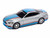2017 Ford Mustang GT Tribute Edition Petty s Garage Ingot Silver Metallic with Petty Blue and Red Stripes Modern Muscle Series 1/64 Diecast Model Car Auto World 64452-AWSP178A