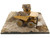CAT Caterpillar 994K Wheel Loader and 797 Mining Truck Yellow Weathered Set of 2 Pieces Weathered Series 1/125 Diecast Model Diecast Masters 85762