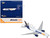 Boeing 777 200LRF Commercial Aircraft Atlas Air N703GT White with Blue Tail Interactive Series 1/400 Diecast Model Airplane GeminiJets GJ2147