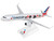 Airbus A321 Commercial Aircraft American Airlines Stand Up To Cancer N162AA Gray Graphics Snap-Fit 1/150 Plastic Model Skymarks SKR1061