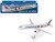 Airbus A321 Commercial Aircraft American Airlines Stand Up To Cancer N162AA Gray Graphics Snap-Fit 1/150 Plastic Model Skymarks SKR1061