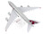 Airbus A380 Commercial Aircraft Qatar Airways A7-APA Gray Tail Graphics Snap-Fit 1/200 Plastic Model Skymarks SKR1062