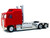 Kenworth K100 with 5 Bar Grill and XXL Chassis Red 1/87 (HO) Plastic Model Car Promotex 035264R