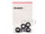 Rear Low Profile Wheelset Chrome 1/87 (HO) Plastic Model Promotex 054865BK