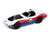1969 Chevrolet Corvette Atomic Bomb White with Red and Blue Graphics Stuntman Mike s Ride Along Racing Pop Culture 2025 Release 1 1/64 Diecast Model Car Johnny Lightning JLPC016-JLSP410