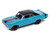 1969 Dodge Dart GTS 340 Blue with Black Top and Stripes Goodyear Blue Streak Pop Culture 2025 Release 1 1/64 Diecast Model Car Johnny Lightning JLPC016-JLSP414