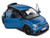 2022 Fiat 695 Abarth Tributo 131 Rally Podium Blue Metallic with Black Side Stripes 1/18 Diecast Model Car Solido S1811303