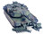 United States M1A1 AIM TUSK Tank Urban Survival Kit with Mine Plow Travel Mode United States Marine Corps 8th Tank Battalion II MED Iraq 2003 Green Camouflage NEO Dragon Armor Series 1/72 Plastic Model Dragon Models 63192
