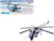 Sikorsky MH 53E Sea Dragon Helicopter United States Navy Black Stallions Tail Number 40 Light Gray 1/72 Diecast Model Panzerkampf 14040PB2504