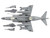 British Aerospace Sea Harrier FA 2 Aircraft with Sea Eagle Missiles ZH796 2018 British Royal Navy Air Power Series 1/72 Diecast Model Hobby Master HA4108