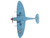 Supermarine Spitfire Mk Vb Trop Fighter Aircraft ER570 4th Fighter Squadron 52nd Fighter Group 1943 Mediterranean Allied Coastal Air Force Air Power Series 1/48 Diecast Model Hobby Master HA7859