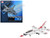 Lockheed F 16D Fighting Falcon Fighter Aircraft No 7 Thunderbirds Nellis Air Force Base 2017 United States Air Force Air Power Series 1/72 Diecast Model Hobby Master HA38045