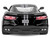 2020 Chevrolet Corvette C8 Stingray Black with Silver Stripes Timeless Legends Series 1/24 Diecast Model Car Motormax 79360bk-s
