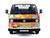 Volkswagen Type 2 T3 Van White Metallic with Graffiti Graphics 1/24 Diecast Model Car Motormax 79599