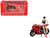2022 MV Agusta F3 Rosso Motorcycle Red with Figure 1/64 Diecast Model CM Model CM64-F3ROSSO-01