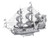 Model Kit Queen Anne s Revenge Ship Challenging Difficulty Steel Model Metal Earth ICX009
