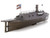 Model Kit USS Monitor and USS Merrimack Ironclad Warships Battle of the Ironclads Challenging Difficulty Steel Model by Metal Earth ICX231