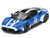 Maserati MC20 #1 Blue with White Stripes and Black Top Maserati Performance Experience 1/64 Diecast Model Car BBR BBRDIE6408