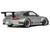 2024 Porsche 911 RWB Abu Silver Metallic with Black Hood 1/18 Model Car GT Spirit GT483
