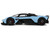 2023 Aston Martin Valkyrie Light Blue with Black Top 1/18 Model Car GT Spirit GT915