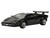 Lamborghini Countach 5000S Black 1/43 Diecast Model Car Autoart 54532