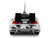 DMC DeLorean Time Machine Brushed Metal Frost Version with Lights Back to the Future 1985 Movie Hollywood Rides Series 1/24 Diecast Model Car Jada 36145