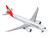 Embraer E190 E2 Commercial Aircraft Helvetic Airways HB AZC White with Red Tail 1/400 Diecast Model Airplane GeminiJets GJ2323