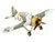 Brewster F2A Model 239 Buffalo Fighter Aircraft BW364 LeLv 24 flown by Warrant Officer Ilmari Juutilainen 1942 Finnish Air Force Air Power Series 1/48 Diecast Model Hobby Master HA7014