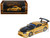 Toyota Supra A80 Top Secret GT300 RHD Right Hand Drive Gold Metallic with Carbon Hood 1/64 Diecast Model Car Inno Models IN64-A80TS-GOLD
