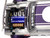 Nissan Skyline 2000GT R KPGC10 Kaido Works V1 RHD Right Hand Drive #0 Silver Metallic with Purple Stripes Designed by Jun Imai Kaido House Special 1/64 Diecast Model Car Mini GT KHMG165