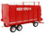 Hesston 7316 Forage Wagon Red and White 1/16 Diecast Model SpecCast SCT940