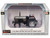 White 2 105 Open Station Power Assist Tractor Brushed Metal with White Stripes 1/64 Diecast Model SpecCast SCT966