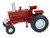 White 2255 Open Station Tractor Red with White Accents 1/64 Diecast Model SpecCast SCT975