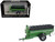 Brent 1398 Avalanche Grain Cart with Flotation Tires Green 1/64 Diecast Model SpecCast UBC062