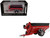 Brent 1398 Avalanche Grain Cart with Flotation Tires Red 1/64 Diecast Model SpecCast UBC063
